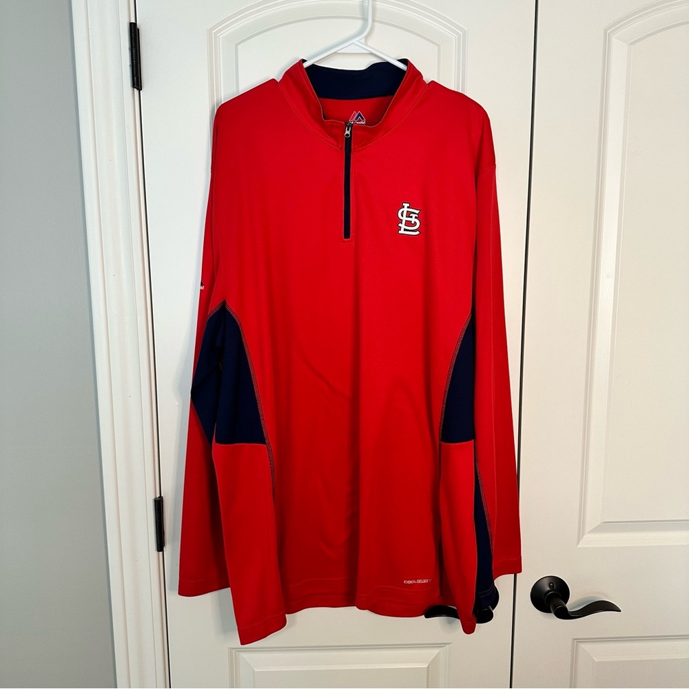 St. Louis Cardinals Long Sleeve 1/4 Zip - XXL